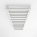 Sapho GIANLUCA fürdőszobai radiátor, 400x1590 mm, 509 W, matt fehér (GL159)