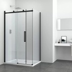 Sanotechnik COMFORT BLACK zuhanyfal G120B/G140B tolóajtóhoz (H90B)