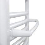 Aqualine törölközőtartó egyenes radiátorra, 50 cm, fehér (IDR-50)