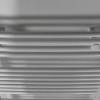 Aqualine DIRECT-E elektromos fürdőszobai radiátor fűtőpatronnal, egyenes, 450x960 mm, 300 W, fehér (ILE94T)