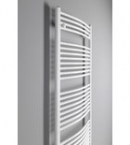 AQUALINE Fürdőszobai radiátor, íves, 750x1868mm, 1258W, fehér (ILO87E)