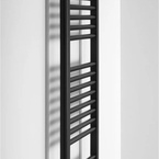Aqualine DIRECT fürdőszobai radiátor, egyenes, 450x1320 mm, 594 W, matt fekete (ILR34B)