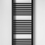 Aqualine DIRECT fürdőszobai radiátor, egyenes, 450x1320 mm, 594 W, matt fekete (ILR34B)