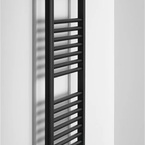 Aqualine DIRECT fürdőszobai radiátor, egyenes, 450x1680 mm, 757 W, matt fekete (ILR64B)