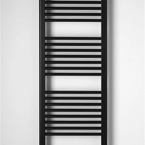 Aqualine DIRECT fürdőszobai radiátor, egyenes, 450x1680 mm, 757 W, matt fekete (ILR64B)