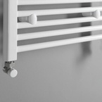 Aqualine DIRECT fürdőszobai radiátor, egyenes, 500x640 mm, 360 W, fehér (ILR65T)