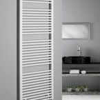 Aqualine DIRECT fürdőszobai radiátor, egyenes, 600x1850 mm, 1148 W, fehér (ILR86T)