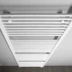 Aqualine DIRECT fürdőszobai radiátor, egyenes, 600x1850 mm, 1148 W, fehér (ILR86T)