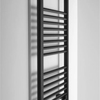 Aqualine DIRECT fürdőszobai radiátor, egyenes, 600x960 mm, 597 W, matt fekete (ILR96B)