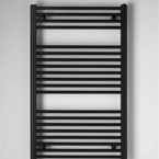 Aqualine DIRECT fürdőszobai radiátor, egyenes, 600x960 mm, 597 W, matt fekete (ILR96B)