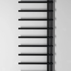 Sapho JUSTINA fürdőszobai radiátor, 500x1510 mm, 410 W, matt fekete (IR151B)