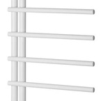 Sapho JUSTINA fürdőszobai radiátor, 500x1510 mm, 410 W, matt fehér (IR151W)
