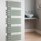 Sapho SILVANA fürdőszobai radiátor, 500x1236 mm, 561 W, matt zöld (IR154V)