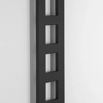 Sapho BLOCK fürdőszobai radiátor, 280x1750 mm, 461 W, matt fekete (IR182)