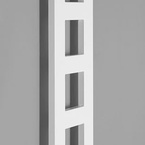 Sapho BLOCK fürdőszobai radiátor, 280x1330 mm, 353 W, matt fehér (IR183)
