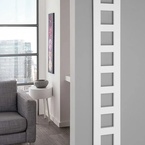 Sapho BLOCK fürdőszobai radiátor, 280x1750 mm, 461 W, matt fehér (IR184)