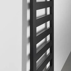Sapho BLOCK fürdőszobai radiátor, 500x1465 mm, 644 W, matt fekete (IR185)