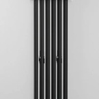 Sapho FEDE fürdőszobai radiátor, 306x1500 mm, 643 W, matt fekete (IR191)
