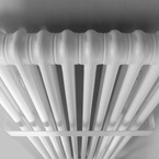 Sapho FEDE fürdőszobai radiátor, 490x1500 mm, 1071 W, matt fehér (IR194)