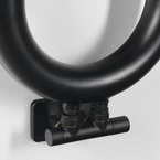 Sapho HORIZON fürdőszobai radiátor, 330x1500 mm, 251 W, matt fekete (IR195)