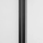 Sapho LETIZIA fürdőszobai radiátor, 90x1800 mm, 301 W, matt fekete (IR245B)