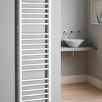 Sapho DINA fürdőszobai radiátor, 400x1560 mm, 477 W, fehér (IR364W)