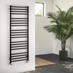 Sapho DINA fürdőszobai radiátor, 500x1440 mm, 512 W, matt fekete (IR369B)