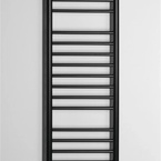 Sapho DINA fürdőszobai radiátor, 400x1560 mm, 477 W, matt fekete (IR374B)