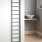 Sapho DINA fürdőszobai radiátor, 300x1740 mm, 335 W, matt zöld (IR376V)