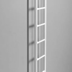 Sapho DINA fürdőszobai radiátor, 250x1680 mm, 282 W, fehér (IR377TW)