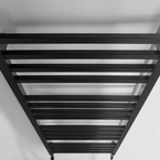 Sapho METRO fürdőszobai radiátor, 500x1200 mm, 386 W, matt fekete (IR410TB)
