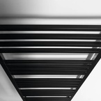 Sapho METRO fürdőszobai radiátor, 600x1510 mm, 557 W, matt fekete (IR420TB)