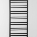 Sapho METRO DOS fürdőszobai radiátor, 550x1430 mm, 476 W, matt fekete (IR430TB)
