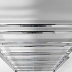 Sapho METRO DOS fürdőszobai radiátor, 500x1100 mm, 343 W, króm (IR432R)