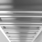 Sapho METRO DOS fürdőszobai radiátor, 500x1100 mm, 343 W, fehér (IR432T)