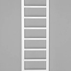 Sapho METRO LIGHT fürdőszobai radiátor, 300x1140 mm, 211 W, fehér (IR444T)