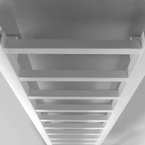 Sapho METRO LIGHT fürdőszobai radiátor, 300x1140 mm, 211 W, fehér (IR444T)