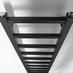 Sapho METRO LIGHT fürdőszobai radiátor, 300x1500 mm, 276 W, matt fekete (IR446TB)