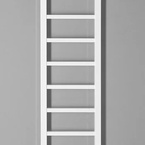 Sapho METRO LIGHT fürdőszobai radiátor, 300x1500 mm, 276 W, fehér (IR446T)