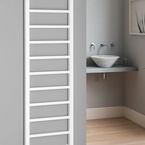 Sapho METRO LIGHT fürdőszobai radiátor, 400x1500 mm, 323 W, fehér (IR447T)