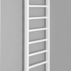 Sapho METRO LIGHT fürdőszobai radiátor, 400x1500 mm, 323 W, fehér (IR447T)