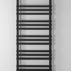 Sapho FANTINA fürdőszobai radiátor, 500x1647 mm, 666 W, matt fekete (IR515)