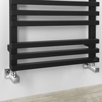 Sapho FANTINA fürdőszobai radiátor, 500x1647 mm, 666 W, matt fekete (IR515)