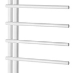 Sapho JUSTINA fürdőszobai radiátor, 500x1246 mm, 340 W, matt fehér (IR546W)