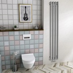Sapho PILON fürdőszobai radiátor, 270x1800 mm, 388 W, króm (IZ120T)