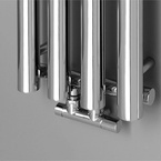 Sapho PILON fürdőszobai radiátor, 270x1800 mm, 388 W, króm (IZ120T)