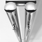 Sapho PILON fürdőszobai radiátor, 122x1800 mm, 194 W, króm (IZ123T)