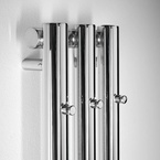 Sapho PILON fürdőszobai radiátor, 3 fogassal, 196x1800 mm, 291 W, króm (IZ126T)