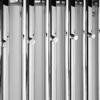 Sapho PILON fürdőszobai radiátor, 6 fogassal, 418x1800 mm, 582 W, króm (IZ130T)
