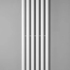 Sapho PILON fürdőszobai radiátor, 6 fogassal, 418x1800 mm, 874 W, matt fehér (IZ131T)